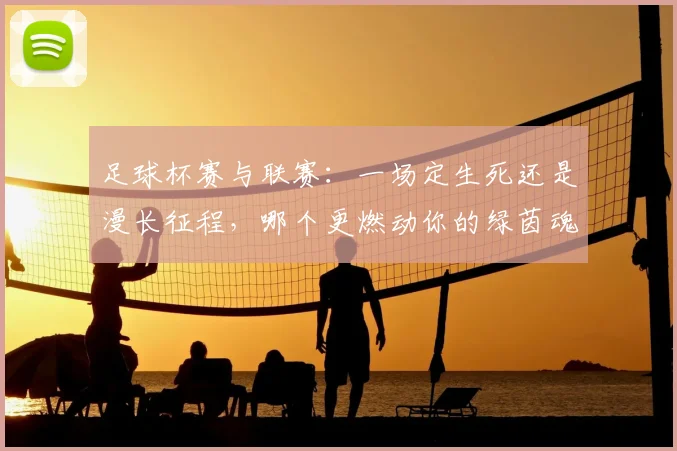 足球杯赛与联赛：一场定生死还是漫长征程，哪个更燃动你的绿茵魂？